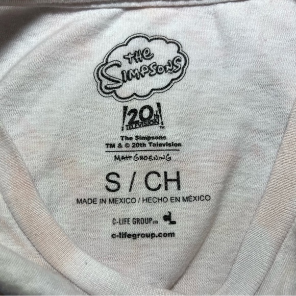 The Simpsons Characters T Shirt Mens Size Small Pink Tie Dye Short Sleeve - Picture 5 of 7